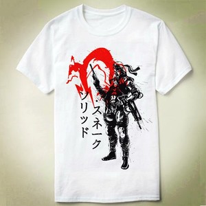 Traditional snake MGS Metal Gear Solid合金装备Shirt衣服T恤