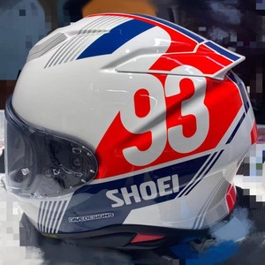 shoei z8摩托车四季头盔马奎斯93号德国站防雾全盔赛车骑行机车现