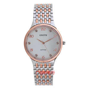 专柜正品gnoth格诺手表精钢石英表超薄时尚男女表潮流情侣表6047