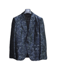 toga virilis 稀少丝绸混纺 全花刺绣 秋冬厚款一粒扣小西装 it46