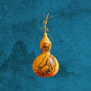 天然葫芦手工烙画弥罗佛装饰摆件慈悲宽容乐观豁达笑口常开可定制