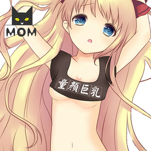 半乳t恤情趣内衣女学生童颜巨乳露胸超短t恤全棉性感下乳超短裙