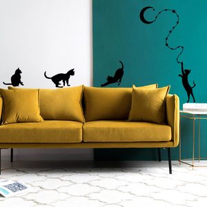 沙发背景墙贴纸现代