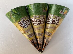 伊利抹茶蛋卷网红雪糕冰棍冰激凌冰淇淋冷饮75g 一箱16支装
