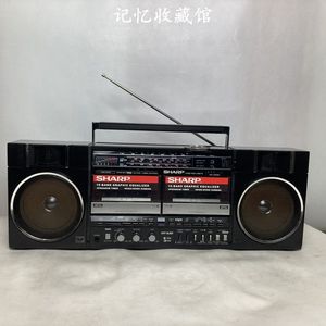 日本原装进口夏普gf530双卡收录机录音机,音质超好功能均正常使用