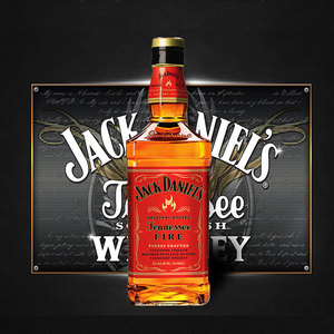 美国原装进口杰克丹尼火焰威士忌力娇酒利口酒正品洋酒鸡尾酒包邮