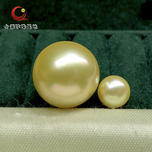3mm南阳海水珍珠单颗正圆强光定制吊坠