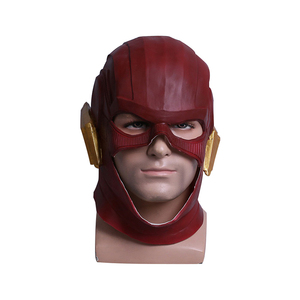 cd影视正义联盟闪电侠头套the flash巴里·艾伦cosplay周边面具
