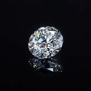 tj珠宝 30分d-j色天然钻石裸石圆形戒面gia裸钻订货 首饰镶嵌加工