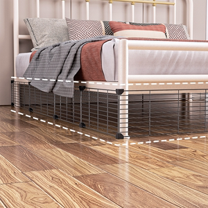 床底缝隙挡板U型加密网片可调节长度拆卸拿物品防宠物钻封闭围栏