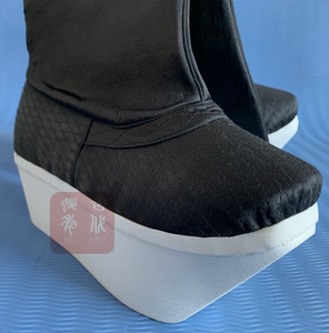 戏曲表演演员合成底厚底靴京剧豫剧婺剧朝靴官靴