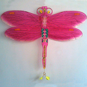 包邮潍坊杨家埠 手工扎制 工艺礼品成人3D立体蜻蜓风筝 微风好飞