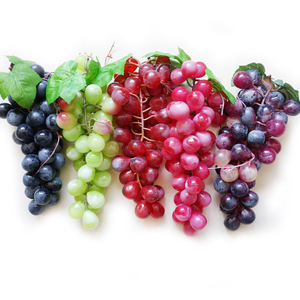 仿真水果蔬菜 假巨峰葡萄大提子模型道具 lmdec仿真葡萄串假花艺