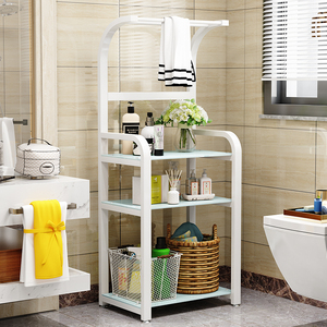 vesken维灰恩卫生间置物架落地式浴室架子多层收纳架搁架1601人付款