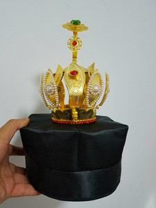 正一派高功帽套装/莲花冠/六角帽/五老冠/火焰冠/道教用品/八角帽