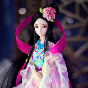 盲盒商品正版叶罗丽娃娃女孩仿真洋娃娃嫦娥仙子娃娃古装衣服29cm