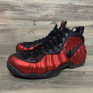 nike foamposite pro university red 黑红泡 血泡 624041-604