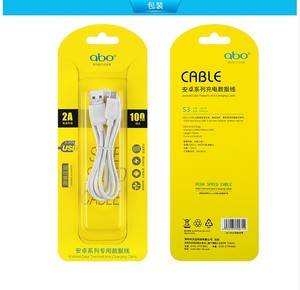 沃品艾博ABO原装正品 1米安卓数据线高速通用线 2A充电宝充电器线