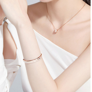 专柜正品dw手镯男女情侣开口镯dw简约手环情人精致官方旗舰店官网