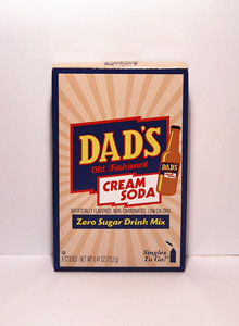现货*美国DAD'S CREAM SODA无糖奶油苏打味冲饮粉13.2g