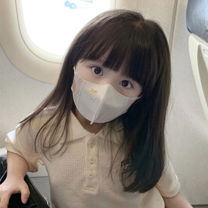 儿童假发女孩中长直发可爱宝宝女童拍照摄影日常写真仿真发全头套