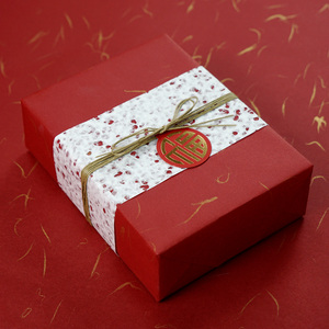 新年礼物包装纸中国风礼盒丝带材料套装生日情人节礼品纸超大尺寸