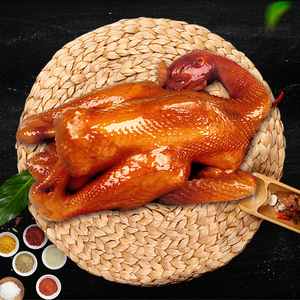 诸城烧鸡烤鸡背烧肉相州烧鸡 散养小公鸡非三黄鸡 气调包装800g装