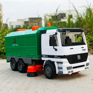 雄源9998-24惯性扫地车玩具儿童仿真道路清洁车垃圾车男孩玩具车