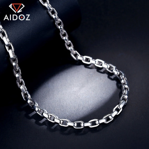 爱朵钻 pt950铂金项链男款时尚霸气白金o字链男士百搭链可定制