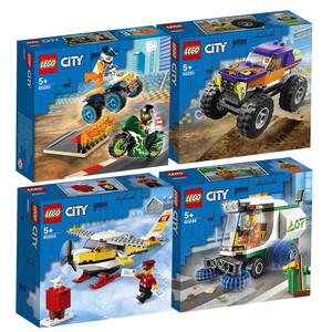 lego乐高60249清扫车60250邮政飞机60251巨轮越野车60255