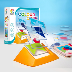 比利时smart games颜色解码儿童桌游空间益智玩具宝宝亲子游戏5岁
