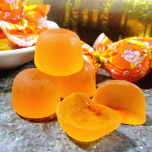 俄罗斯进口贝尔斯橙子橘子qq水果软糖500g散装喜糖零食品新品推荐