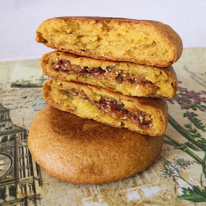 内蒙古清水河混糖月饼手工糕点散装多口味老式传统中秋胡麻油月饼