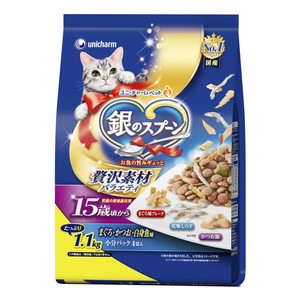 日本本土银勺猫粮 豪华系列 15岁以上高龄猫粮肾脏健康维持1.1kg