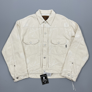 现货 限定 mastermind world 21ss mmj 满骷髅编织 牛仔 夹克外套