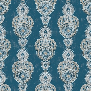 东南亚泰式风格墙壁纸印度风条纹花纹象纹无纺纸墙纸包邮