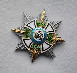 复制品 一战霍亨索伦星芒勋章 大十字胸章 高品级影视道具