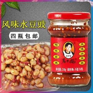 老干妈风味水豆豉210g 贵州特产拌面酱蘸料调味料开胃下饭菜拌饭