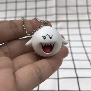 正版散货 超级玛丽马里奥挂件 吐舌害羞幽灵 公仔挂饰玩具礼物