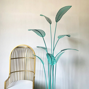 婚庆道具铁艺芭蕉树叶 婚礼舞台布置陈列路引t台店铺橱窗装饰摆件