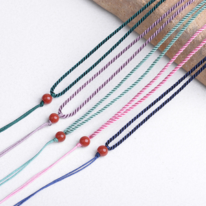 503人付款淘宝手工编织绳吊坠项链米兰挂绳挂坠玉佩翡翠黄金挂件红黑