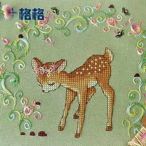 十字绣小鹿