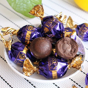500克*2袋 俄罗斯essen进口松露巧克力糖果松露球牛奶香草可可糖