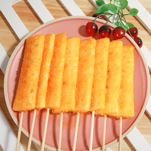 脆皮黄金年糕串商用油炸烧烤韩式小吃半成品酱片辣炒年糕条韩国