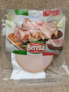 Beretta美式火鸡胸火腿片200g 早餐即食三明治健身低脂轻卡鸡肉片