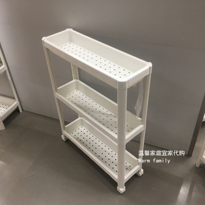 宜家代购置物架三层推车