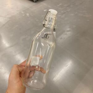 IKEA宜家考肯附塞瓶子密封瓶酒瓶油瓶透明玻璃水瓶红酒瓶葡萄酒瓶