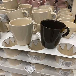 IKEA宜家法利克洛 大杯水杯马克杯茶杯咖啡杯子家用喝水杯370毫升