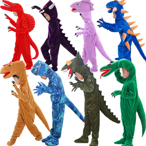 万圣节儿童表演服装恐龙衣服成人霸王龙甲龙三角龙翼龙剑龙棘背龙