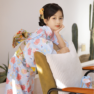00非常道文化有限公司淘宝爆款小女孩儿童和服正装樱花少女日本和风